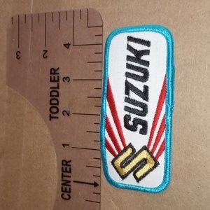 Vintage Suzuki iron on patch